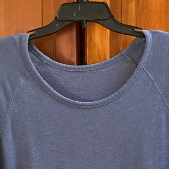 Blue Sweatshirt Dress - Size Large - Picture 4 of 4